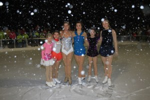 EVV-Läuferinnen mit Denise Biellmann in Malbun 27.12.2014