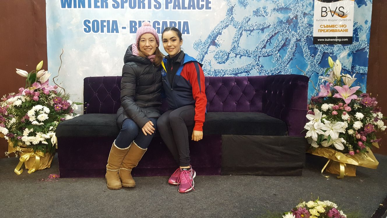 Sophia Trophy 2018 - Romana Kaiser mit Trainerin Barbara Luoni